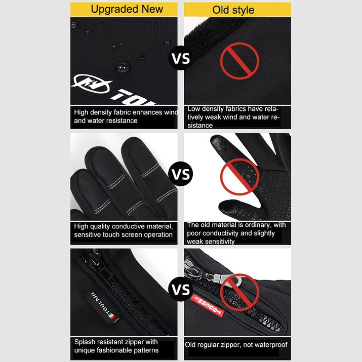 USB Touch Screen Gloves Winter Warm Electric Heated Gloves Heated Motorcycle Gloves Windproof Heated Gloves for Women Men