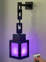 Pixelated Lantern Night Light -16-Color Led Wall Mood Night