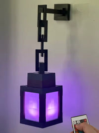 Pixelated Lantern Night Light -16-Color Led Wall Mood Night