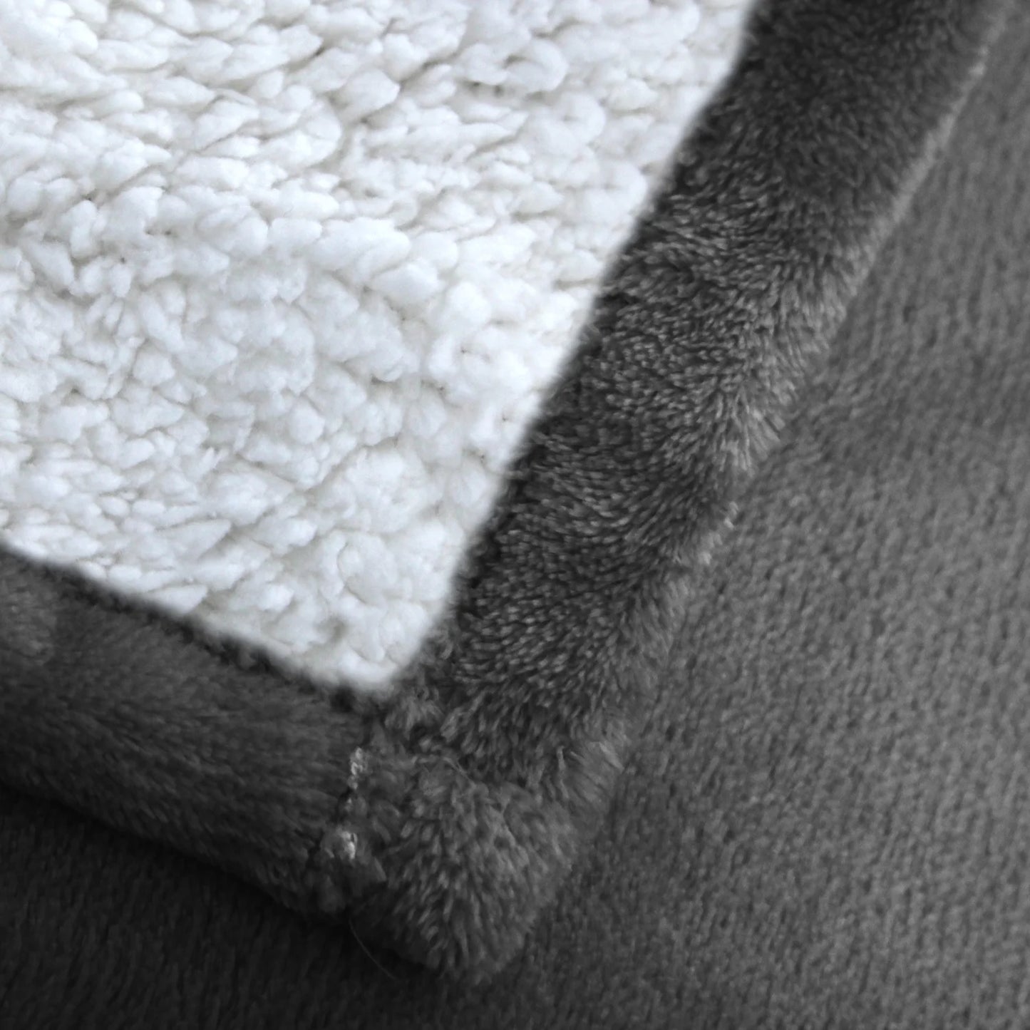 Electric Blanket King Grey Heated Throw with 10 Heat Settings/Safety 10 Hours Auto-Off Dual Controllers